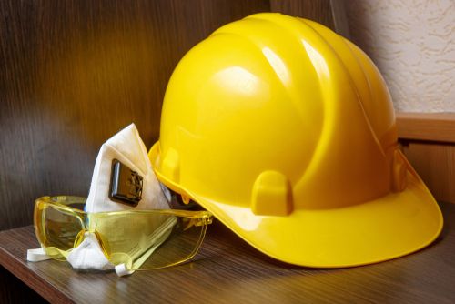 ppe such as hard hat, safety glasses and more