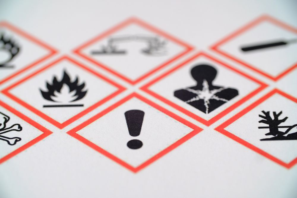 WHMIS training symbols